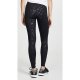 Black Cheetah Foil Leggings